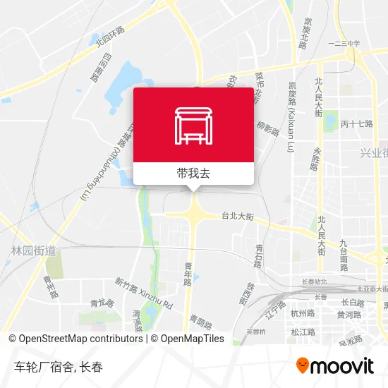 车轮厂宿舍地图