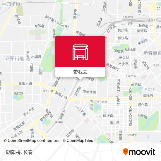 朝阳桥地图