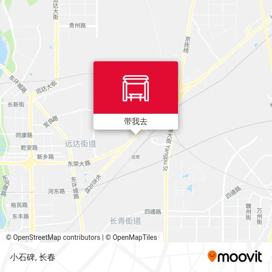小石碑地图