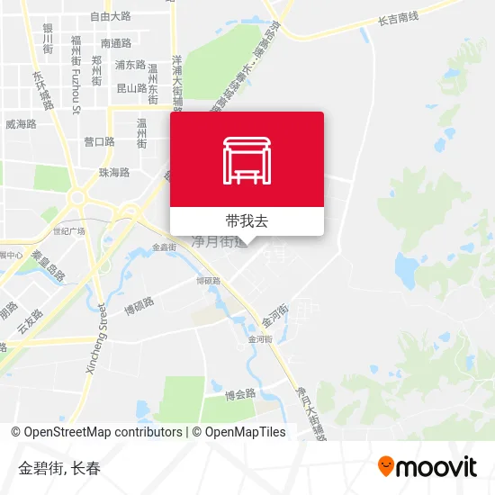 金碧街地图