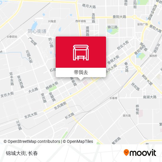 锦城大街地图