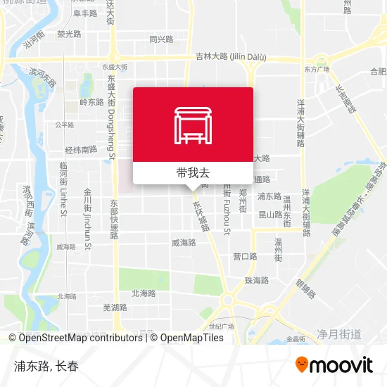 浦东路地图