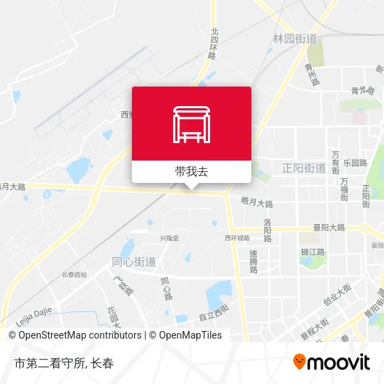 市第二看守所地图