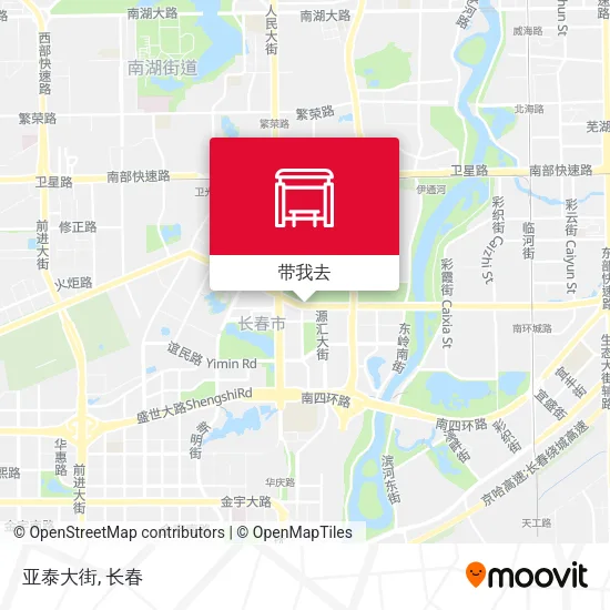 亚泰大街地图