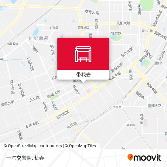 一汽交警队地图