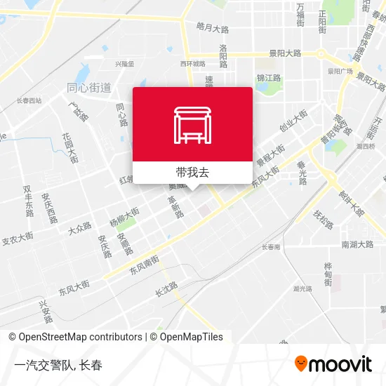 一汽交警队地图