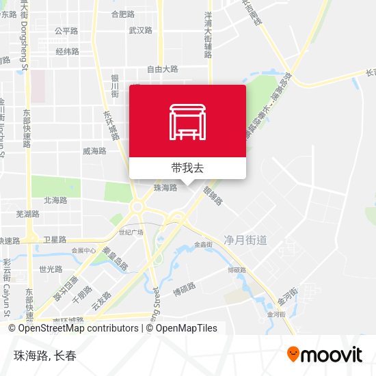 珠海路地图