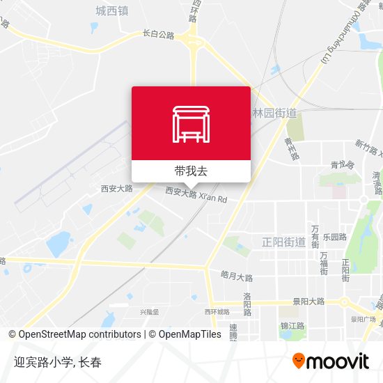 迎宾路小学地图