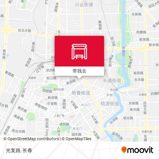 光复路地图
