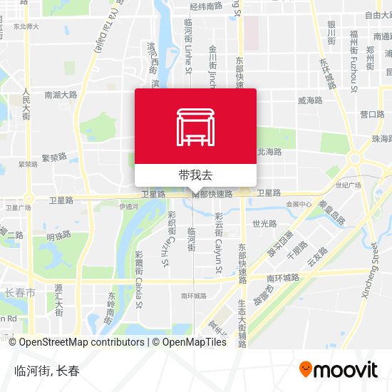 临河街地图