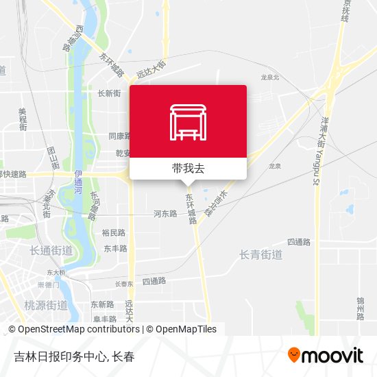 吉林日报印务中心地图