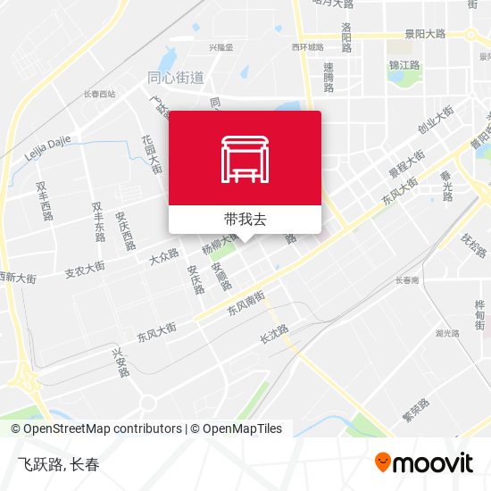 飞跃路地图