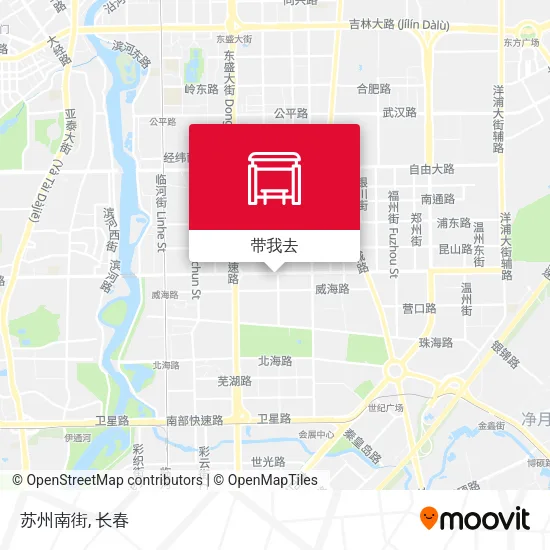 苏州南街地图