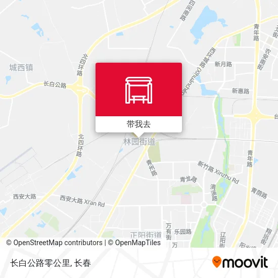 长白公路零公里地图