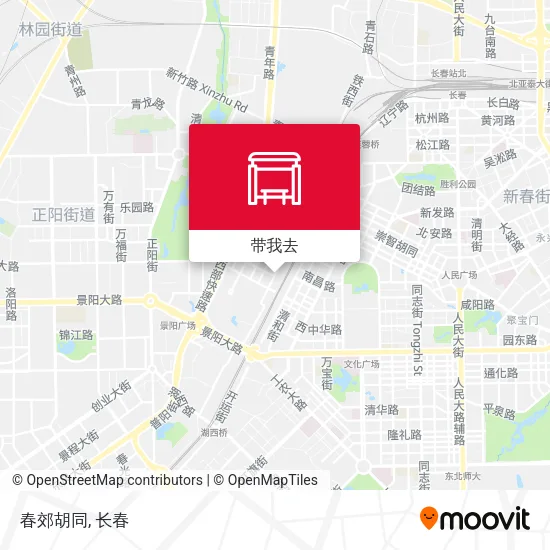 春郊胡同地图