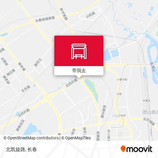 北凯旋路地图