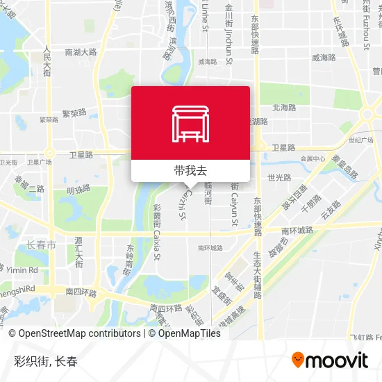 彩织街地图