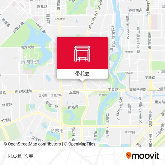卫民街地图