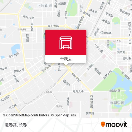 迎春路地图