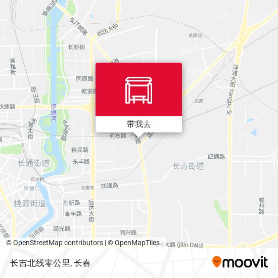 长吉北线零公里地图