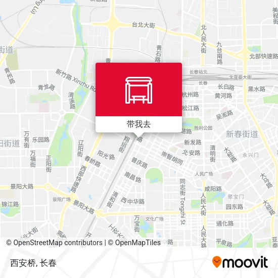 西安桥地图