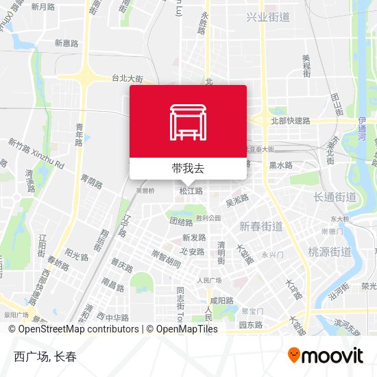 西广场地图