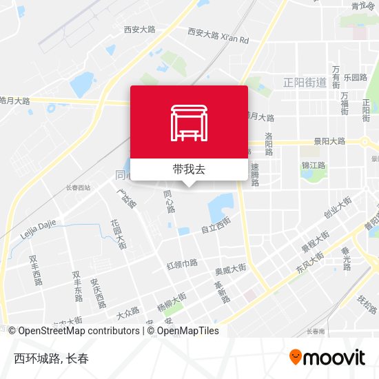 西环城路地图