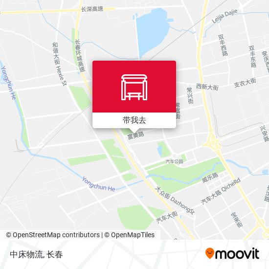 中床物流地图