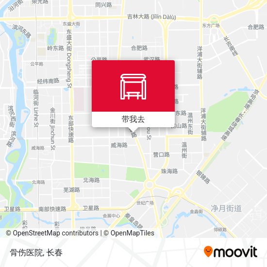 骨伤医院地图