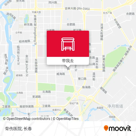 骨伤医院地图