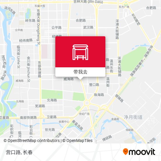 营口路地图