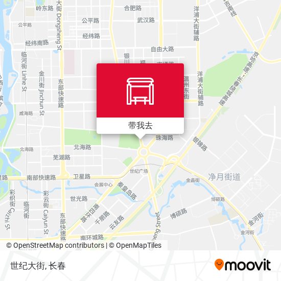 世纪大街地图