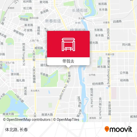 体北路地图