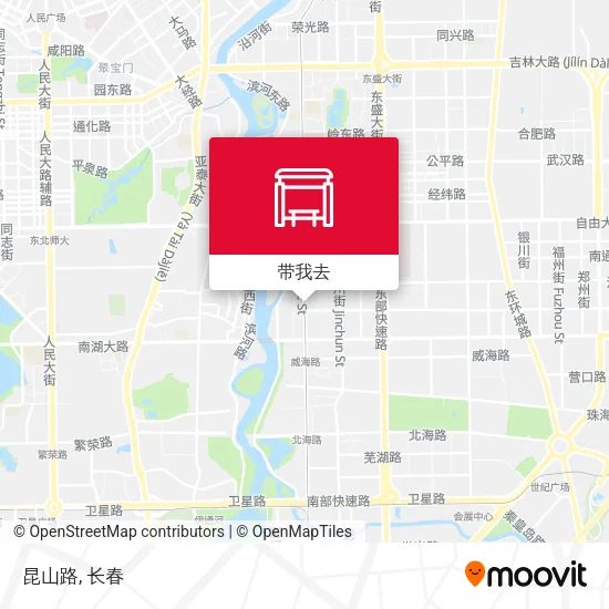 昆山路地图