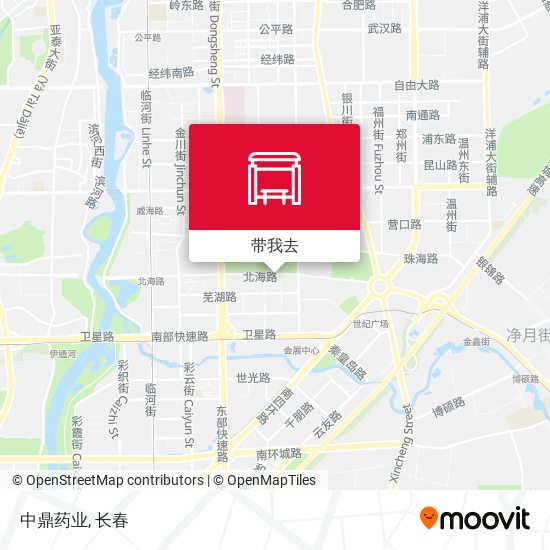 中鼎药业地图