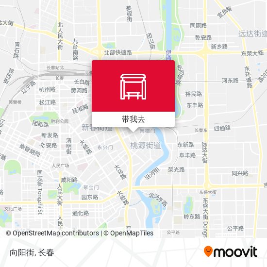 向阳街地图