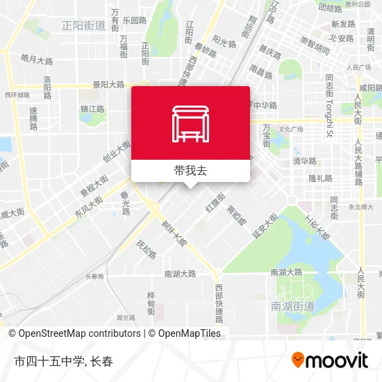 市四十五中学地图