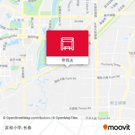富裕小学地图