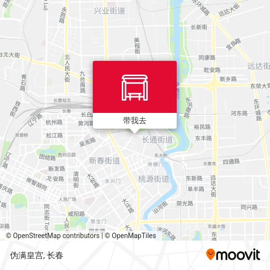 伪满皇宫地图