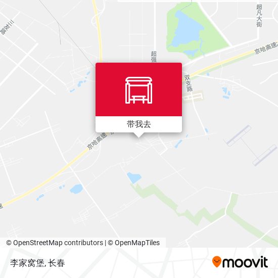 李家窝堡地图