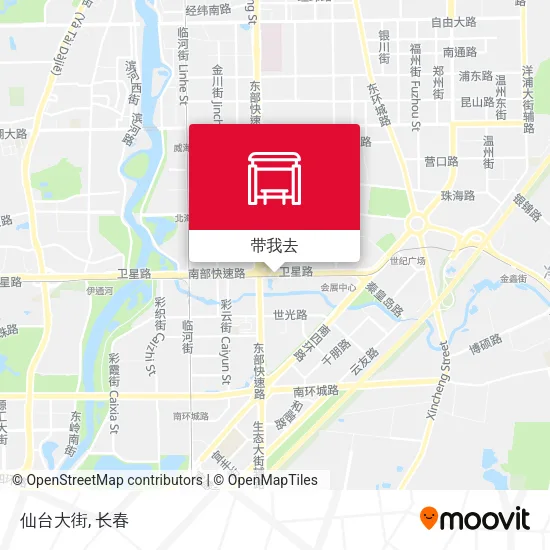 仙台大街地图