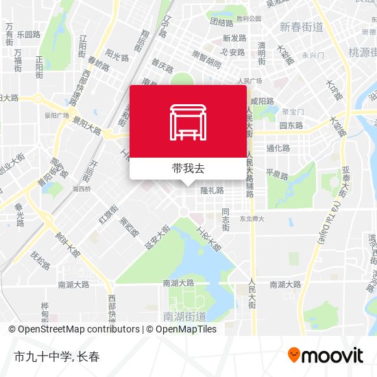 市九十中学地图