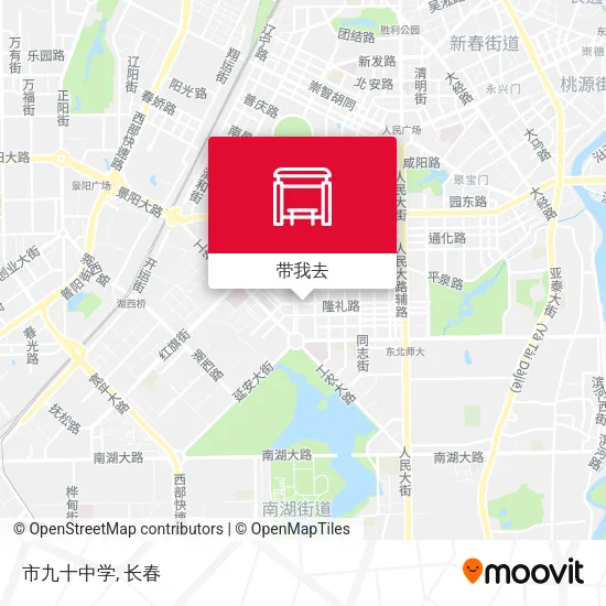 市九十中学地图