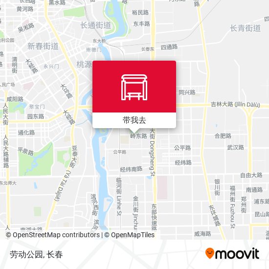 劳动公园地图