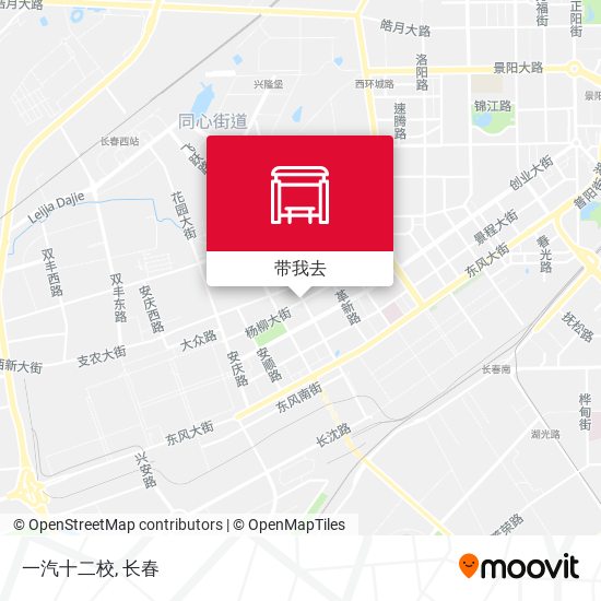 一汽十二校地图