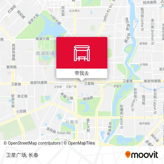 卫星广场地图