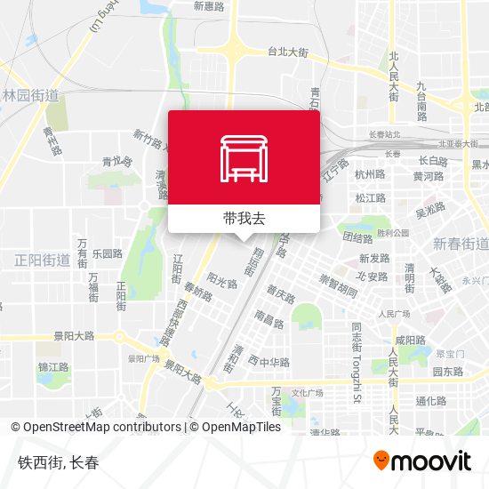 铁西街地图