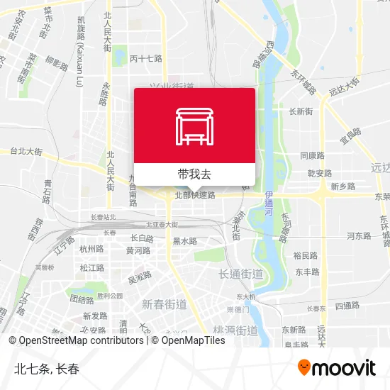 北七条地图