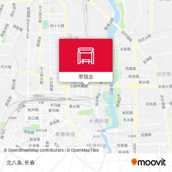北八条地图