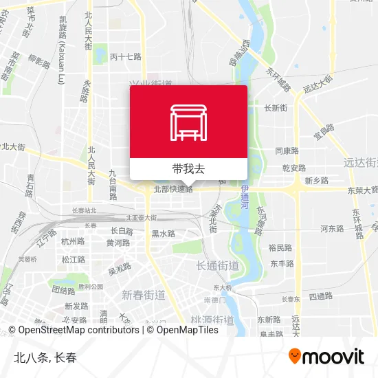 北八条地图